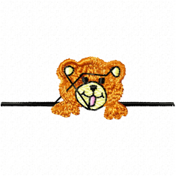 Teddy Embroidery Design 1